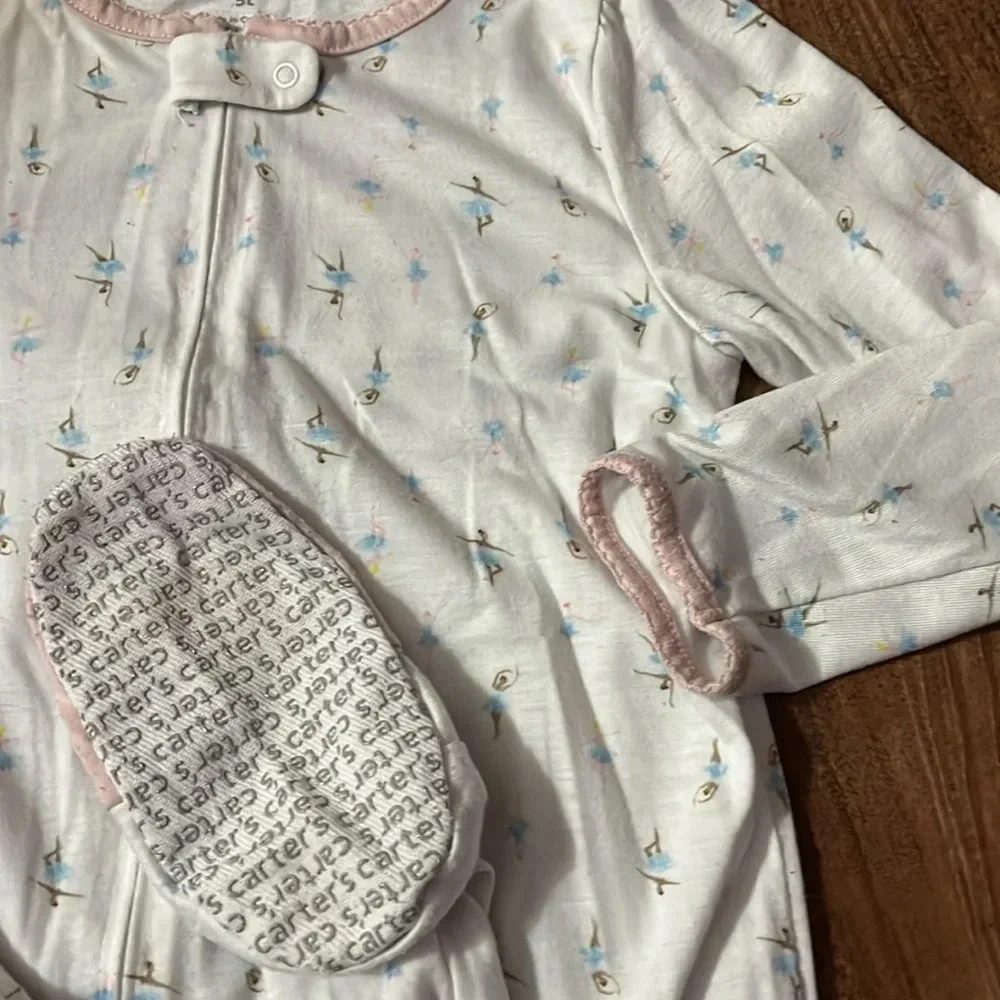 Kids cotton zip pj- ballet 🩰 themed